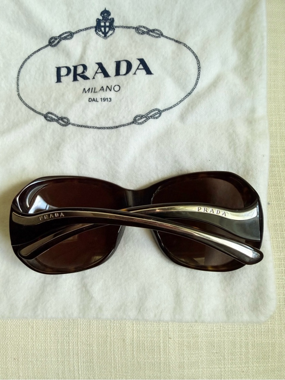 Prada Tortoise Shell Sunglasses - Picture 3 of 6